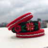 Scarlet Secret Bangle Set Handmade Bangle