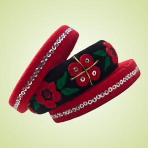 Scarlet Secret Bangle Set handmade bangle