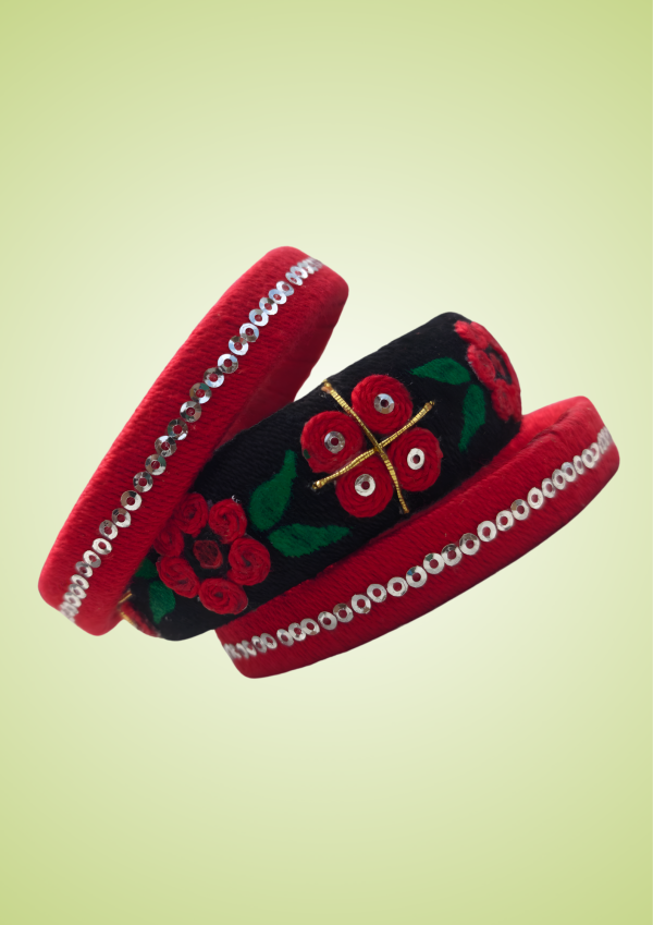Scarlet Secret Bangle Set handmade bangle